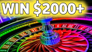 $2000  Win By This Easy Roulette Strategy