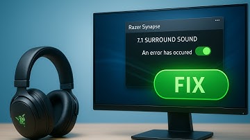 How To FIX Razer 7.1 Surround Sound Problem