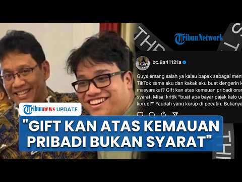 Purbaya's Son Surprised by Backlash Over TikTok Live With His Father: It Was to Hear Criticism, G...