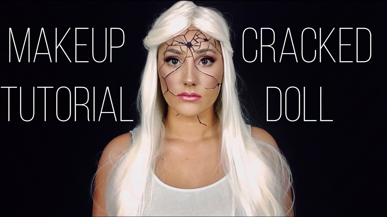 Cracked Doll Makeup Tutorial Halloween 2016 YouTube