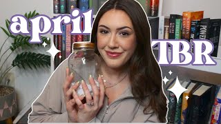 tbr jar chooses my april reads 💐📚