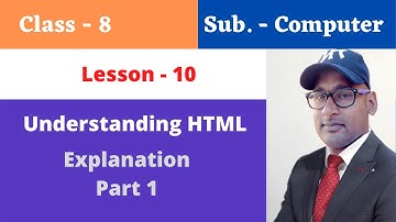 Lesson 10 Understanding HTML Explanation in Hindi Part 1