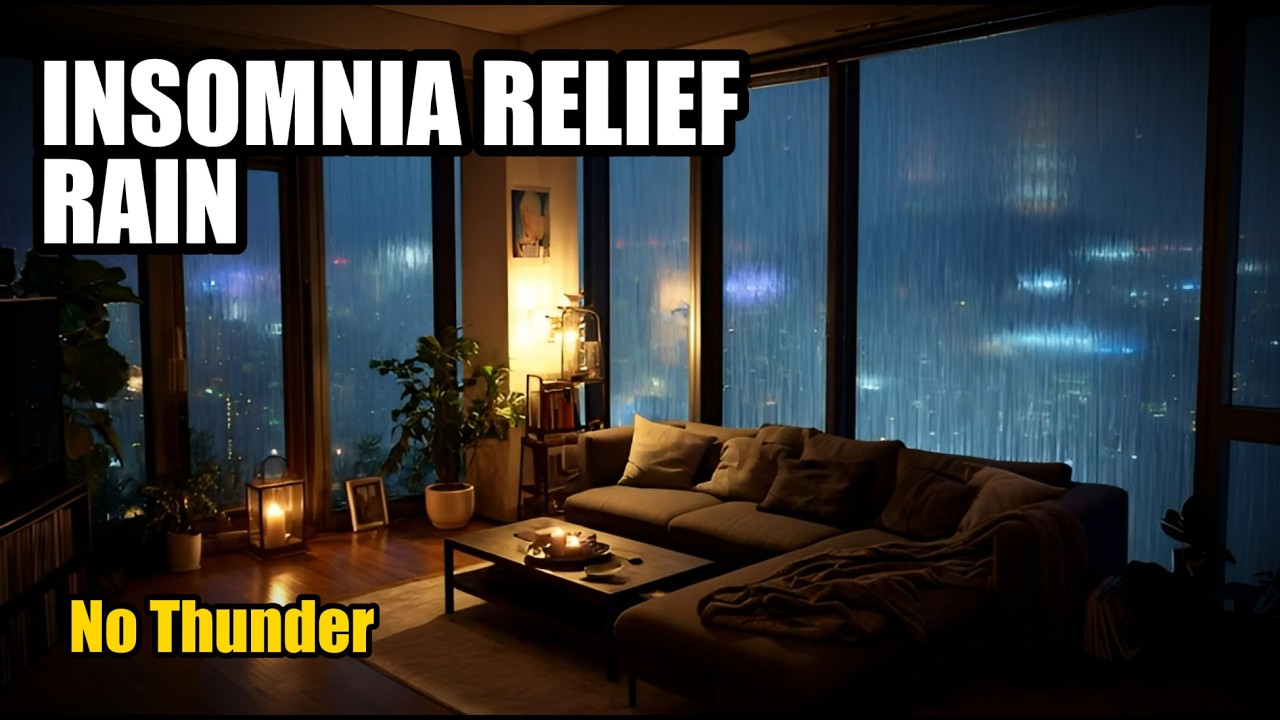 Heavy Rain for Insomnia Relief | 1 Hour