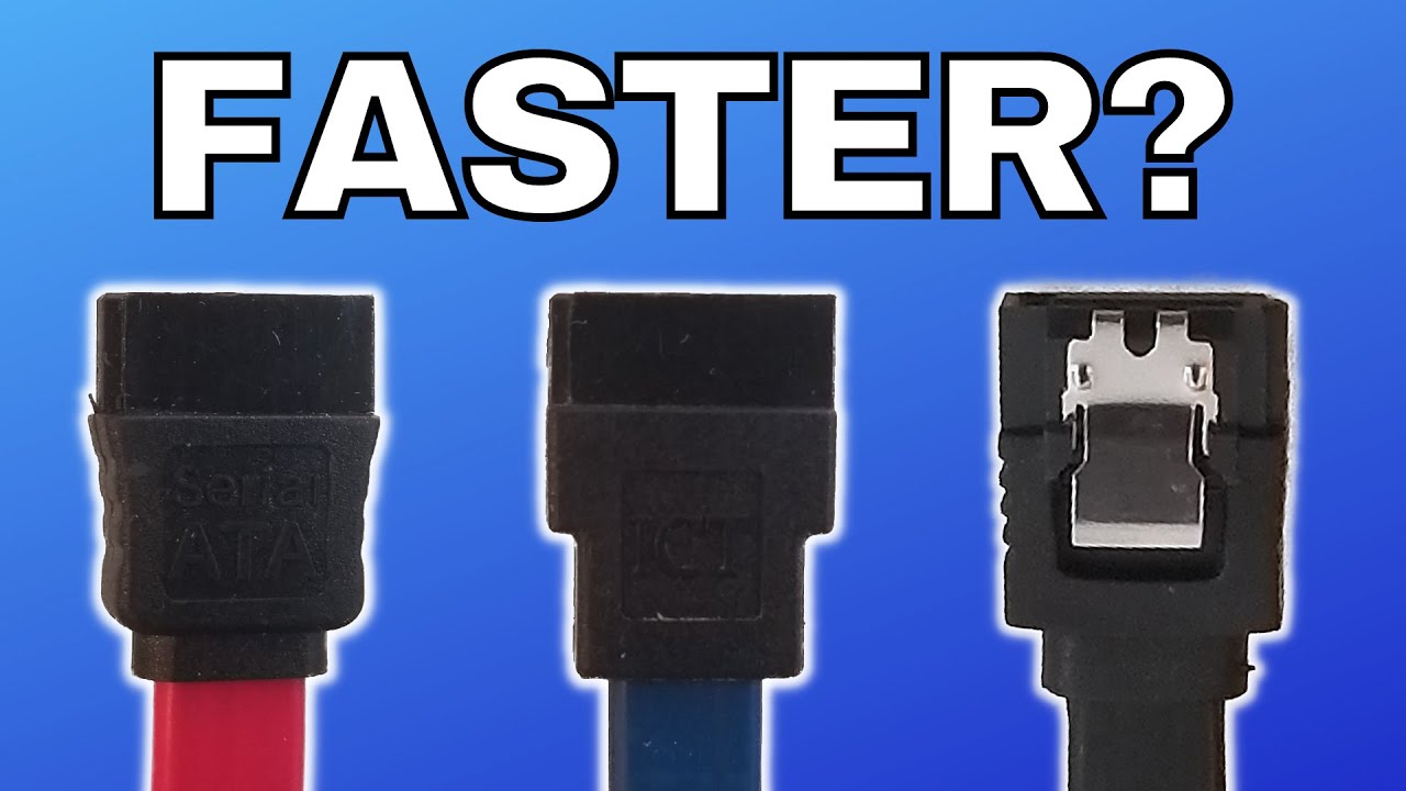 Vent et øjeblik eftermiddag Arkæologiske Which SATA Cable Should I Use? - YouTube