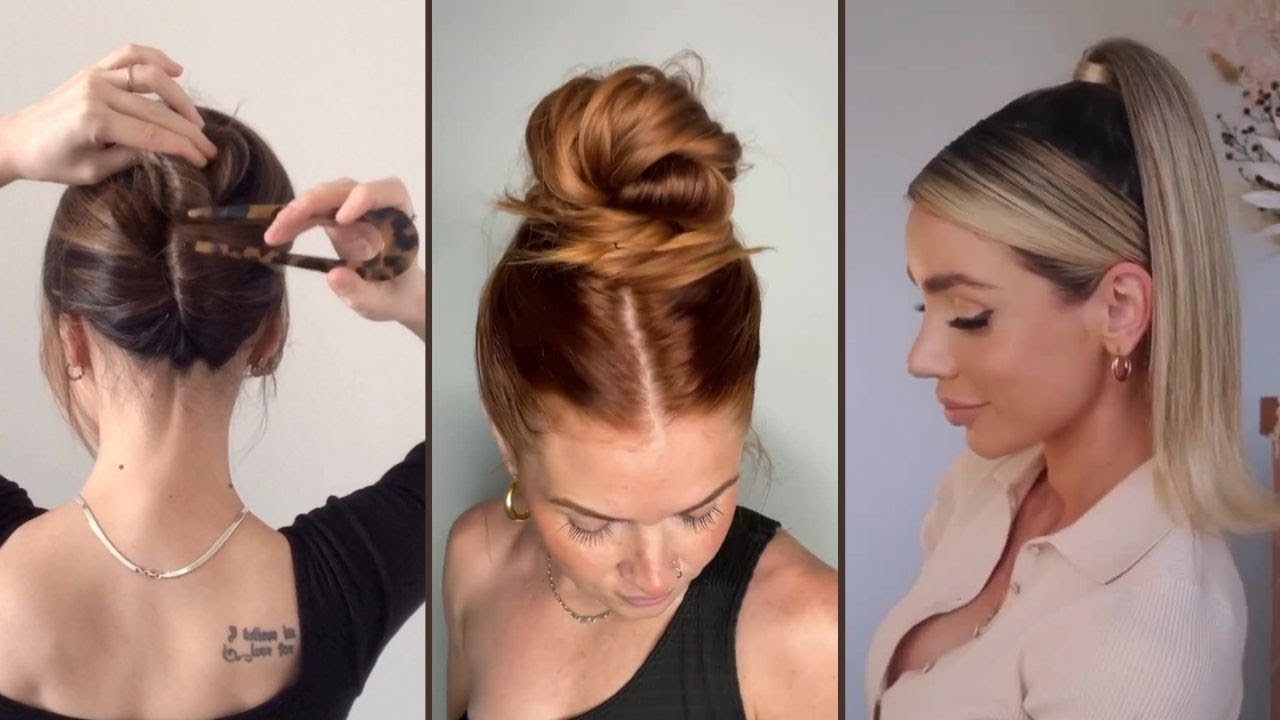 4 Ways to Do Simple Quick Hairstyles for Long Hair  wikiHow