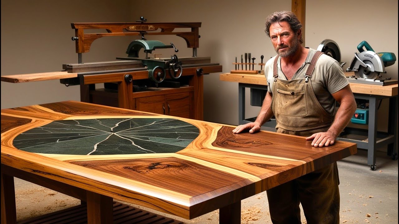 How To Make a Super Sturdy Table // The Perfect Combination Of Wood And ...