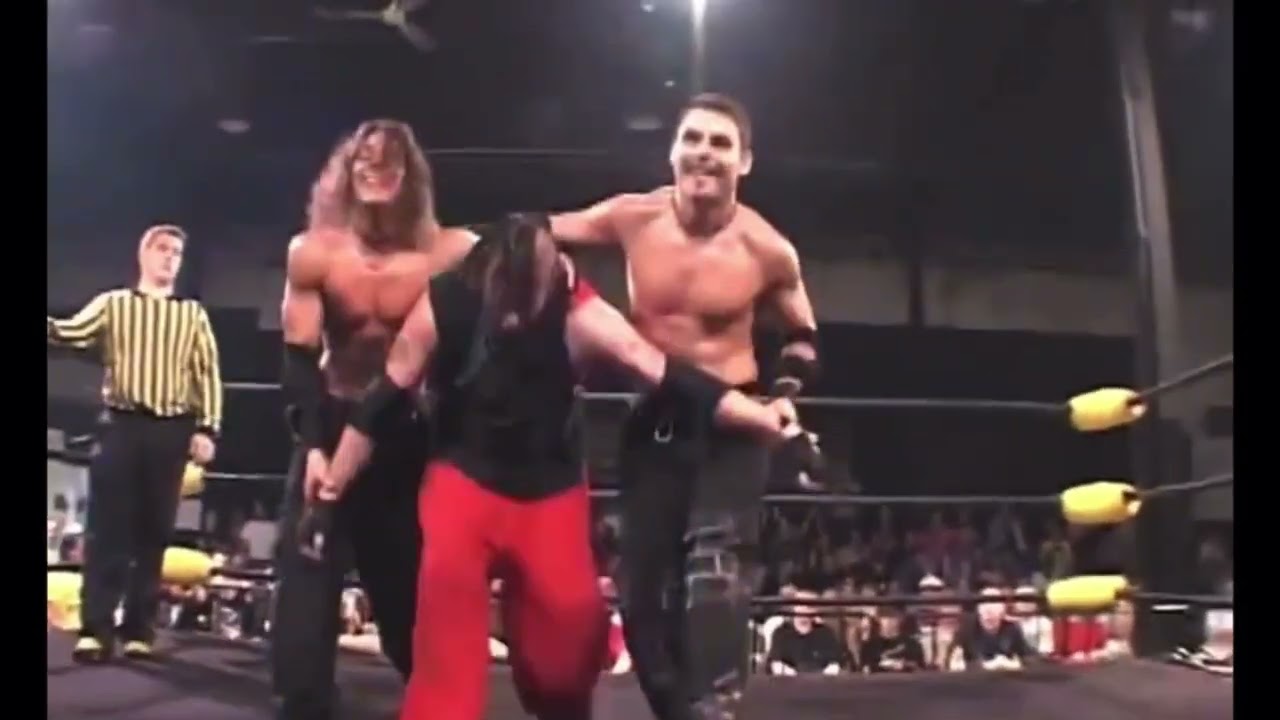 Longest Hit Tag sequence ever!  BackSeat Boyz vs Lost Boyz from John Zandig’s CZW. Hits keep coming!