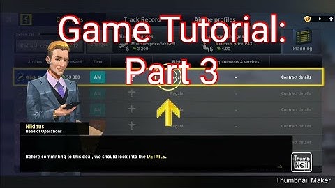 In-game Tutorial Part 3 | Airport Simulator: First Class