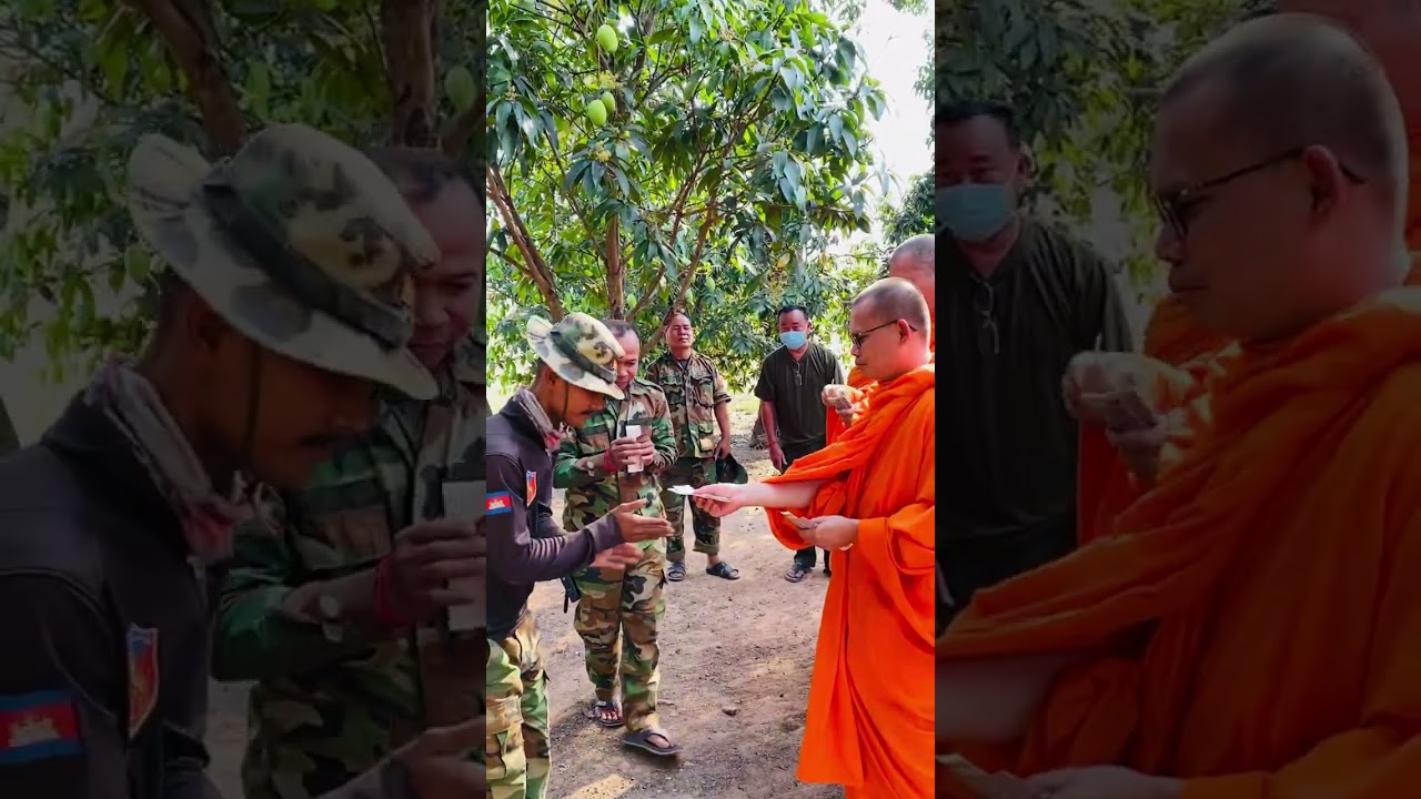 នាំយកថវិការបស់​សប្បុរស​ជន​ ជូនគ្រួសារកងទ័ព​ និង​ប្អូន​បេសុផាត​ ជាកងទ័ព​ជួរមុខ​