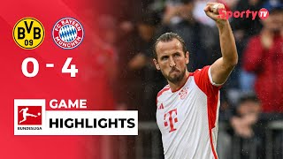Thumbnail for Borussia Dortmund vs FC Bayern Munich (0-4)| 23/24 season | Round 10 | Bundesliga Highlights - Sport