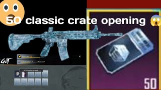 🥰50 Classic crate opening 😱|| Glacier my Luck 🥺