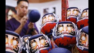 必勝祈願のJAPANだるま - YouTube