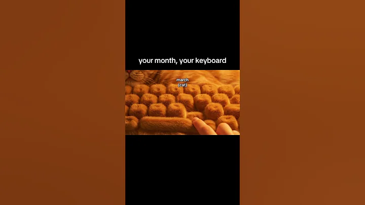 your month, your keyboard pt1. satisfying keyboard asmr #ai #relaxing #shorts #satisfying #asmr #veo