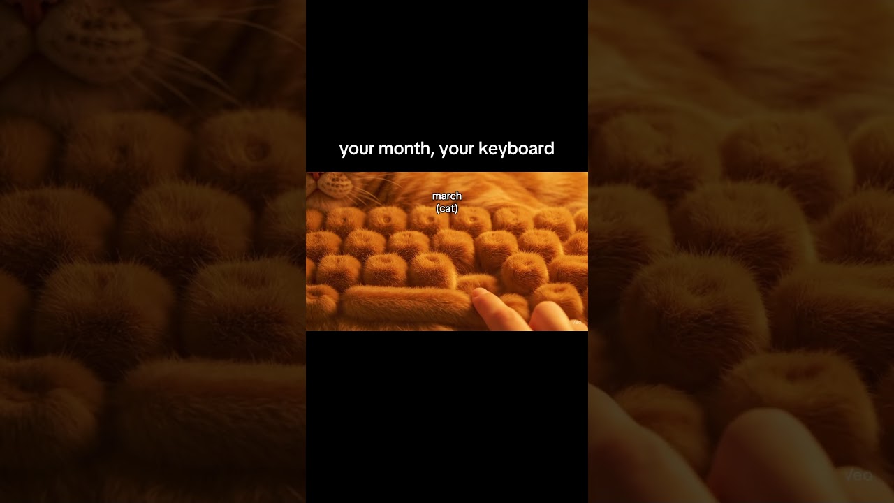 your month, your keyboard pt1. satisfying keyboard asmr 