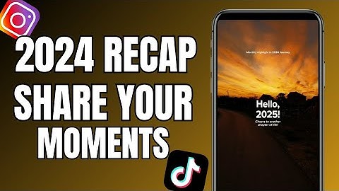 2024 Recap TikTok Tutorial | Create Trending Recap For Instagram Reels