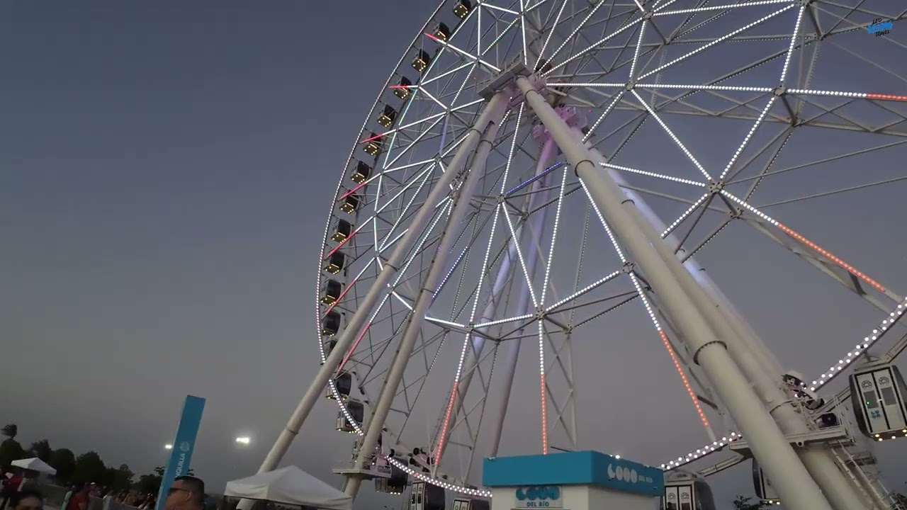 Barranquilla Malecón Ferris Wheel at Sunset | City Views & River Breeze