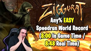ZIGGURAT Any% EASY Speedrun World Record (8:00 In Game Time | 8:48 Real Time)