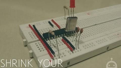 Strink your arduino works and make it Permanent (DIY Arduino board)
