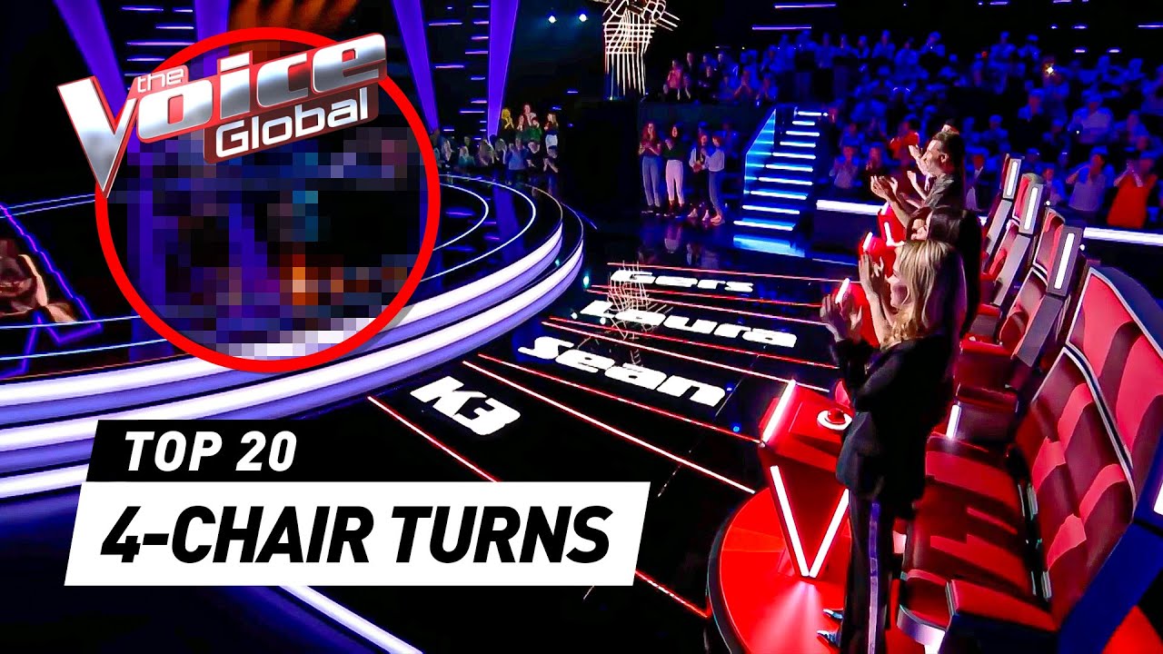 The Most EXTRAORDINARY 4-Chair Turns on The Voice Kids!