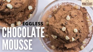 CHOCOLATE MOUSSE | 2 Ingredient | Chocolate Mousse Recipe | Chocolate Dessert Recipe | Mousse cake