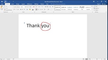 How to circle a word in microsoft word