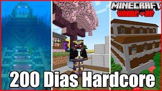 Cómo Sobreviví 200 DIAS en Minecraft HARDCORE 1.20