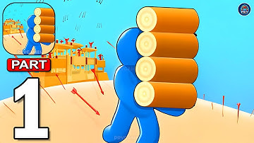 Stack Build IO - Gameplay Walkthrough Part 1 Stickman Castle War IO (Android, IOS)