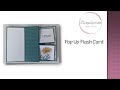 Pop Up Flash Card / besondere Kartenform / Stampin' Up! / Tutorial