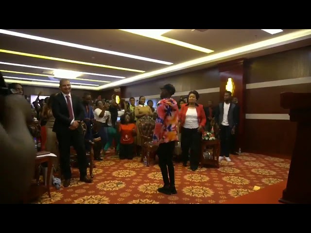Eli Njuchi Singing and Dancing with Patricia Kaliyati ( Akweni) class=