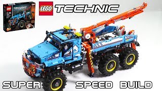 Lego Technic 42070 6X6 All Terrain Tow Truck - Lego Super Speed Build Review