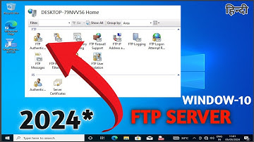 How To Create FTP Server in Window 10  In Hindi - FTP Server in Window 10  - हिंदी