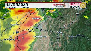 WATCH: Tracking Tuesday evening's storms