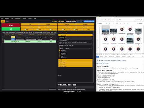 Proseniq Cue Control Script Mode