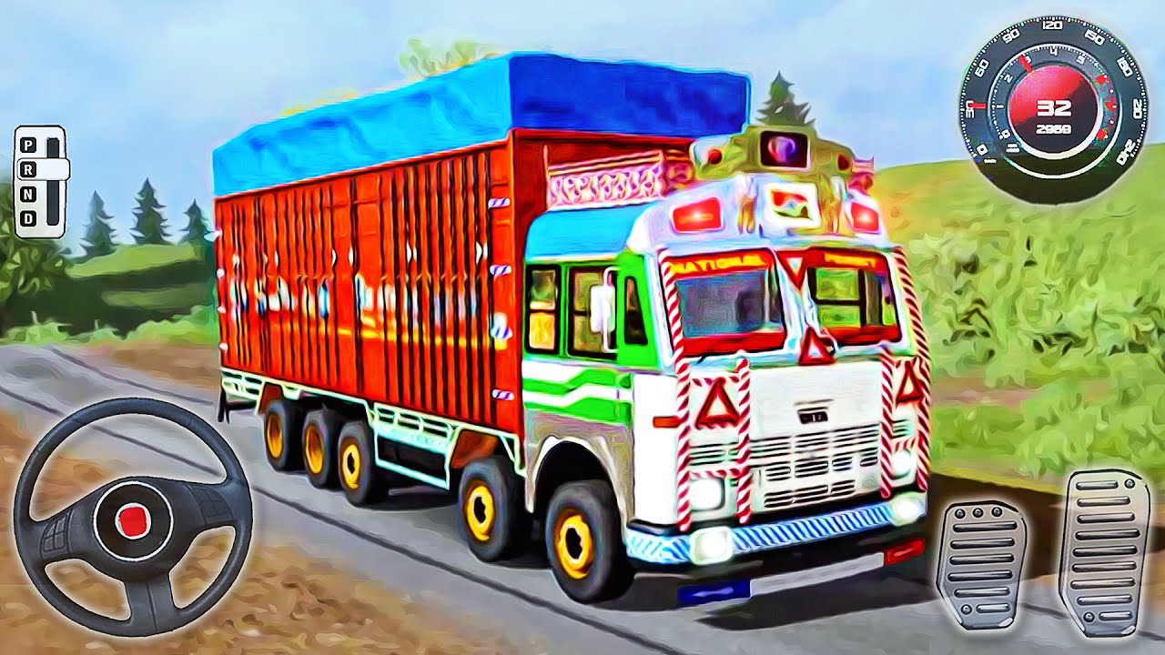 Indian Truck Offroad Cargo Sim - Truck Hill Simulator - Android GamePlay