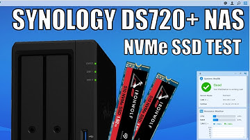 Synology DS720+ NAS - NVMe Caching Read Write Test