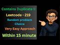 LeetCode 219 Contains Duplicate II Very Easy Way