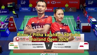 Thailand Open 2024 | Rinov Rivaldy / Pitha Mentari vs Sathish Karunakaran / Aadya Variyath |Round 16