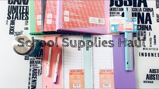 Back to School HAUL !! | The Notebook