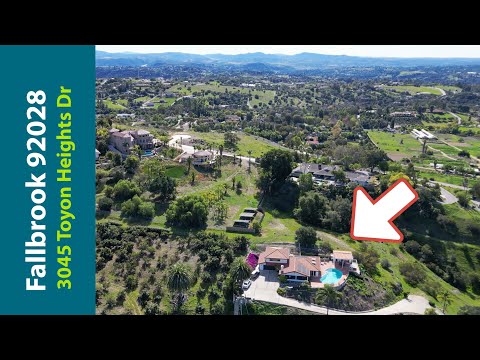 3045 Toyon Heights Dr, Fallbrook, CA home video tour