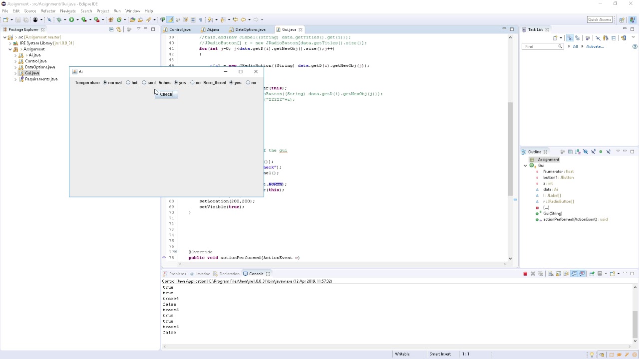 Java Asignmnet naive bayes - YouTube