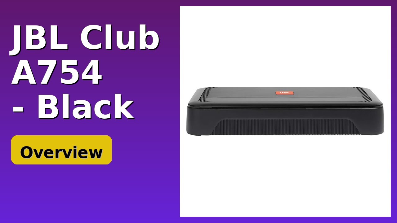 REVIEW (2026): JBL Club A754 - Black. Features. - YouTube