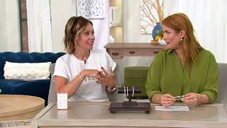 Diamonique Infinity Twist Pave Bangle Bracelet, Sterling Silver on QVC