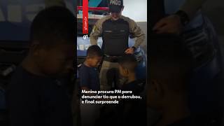 Boy goes to police to report uncle who knocked him over, and the ending is a surprise #shorts #g1