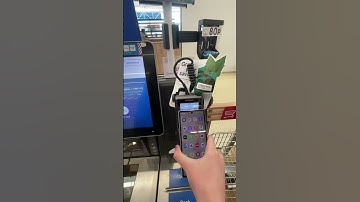 Tesco scan as you shop, weighing scale and checkout