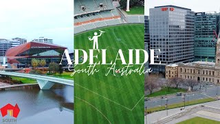 Beautiful Adelaide City by drone 4K - South Australia