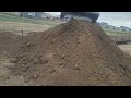 excavator With homemade  bucket  finish base in one day