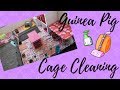 Guinea Pig Cage Clean | DIY Cage with Fleece Bedding