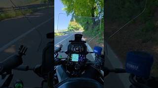 TEST DJI OSMO NANO E INSTA 360X4 SU YAMAHA TRACER 9 GT+ #abruzzo #shorts 🎥🏍️🏔️