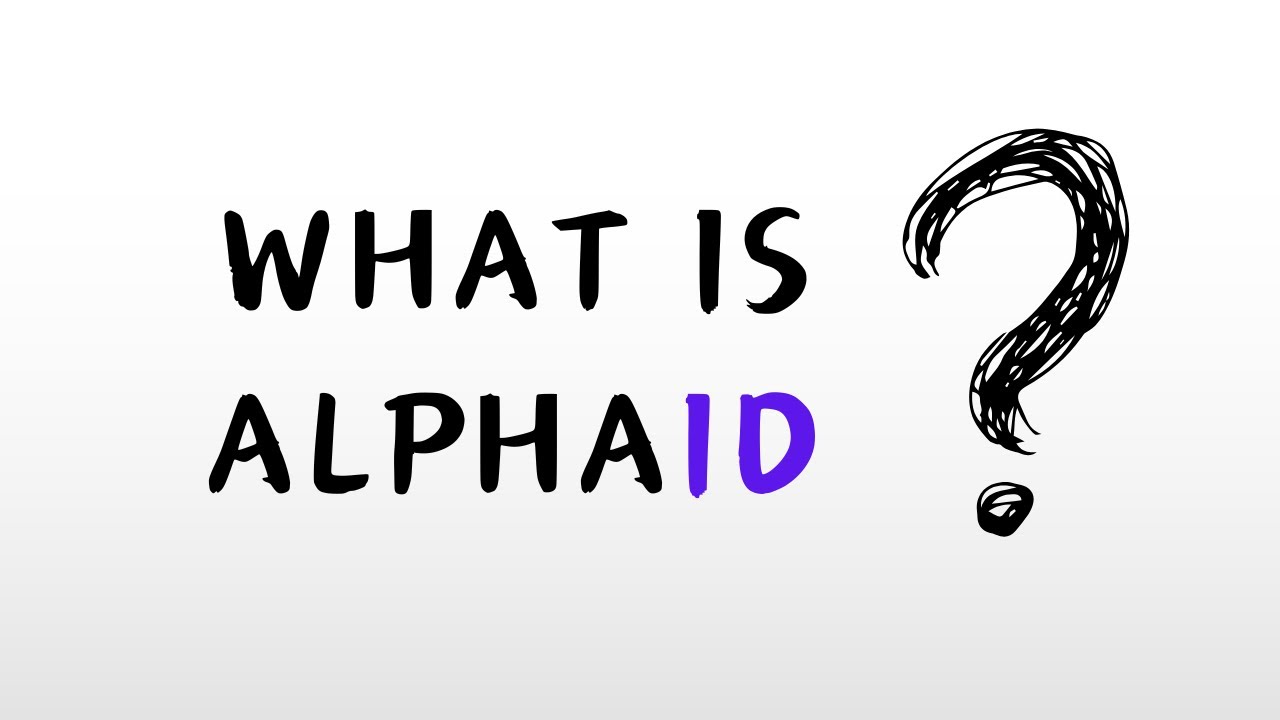 What is Alphaid | introduction of alphaid | AlphaIDxSchools - YouTube