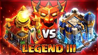 TH16 vs TH18: Throwers Smash Strategy in Legend III! 💥 | Clash of Clans